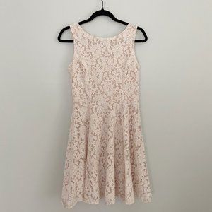 SPEECHLESS Women's Blush Lace Dress